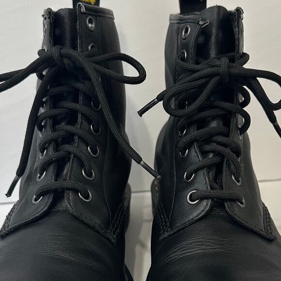 Dr. Martens Original 1460 SOFTY T Leather Boots Black size W8 or M7 - Picture 8 of 13